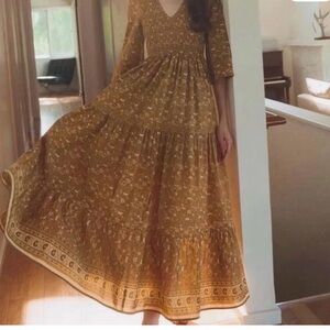 Christy Dawn Basil Dress Goldenrod